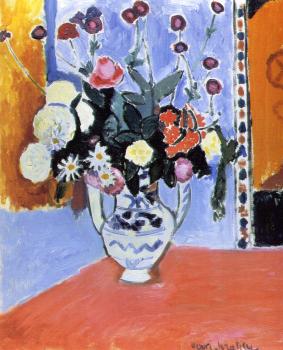 Henri Emile Benoit Matisse : vase with two handles